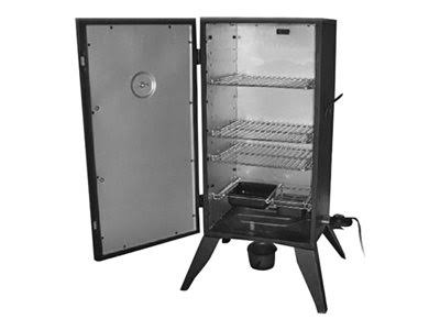 Black Electric Vertical Smoker H30483