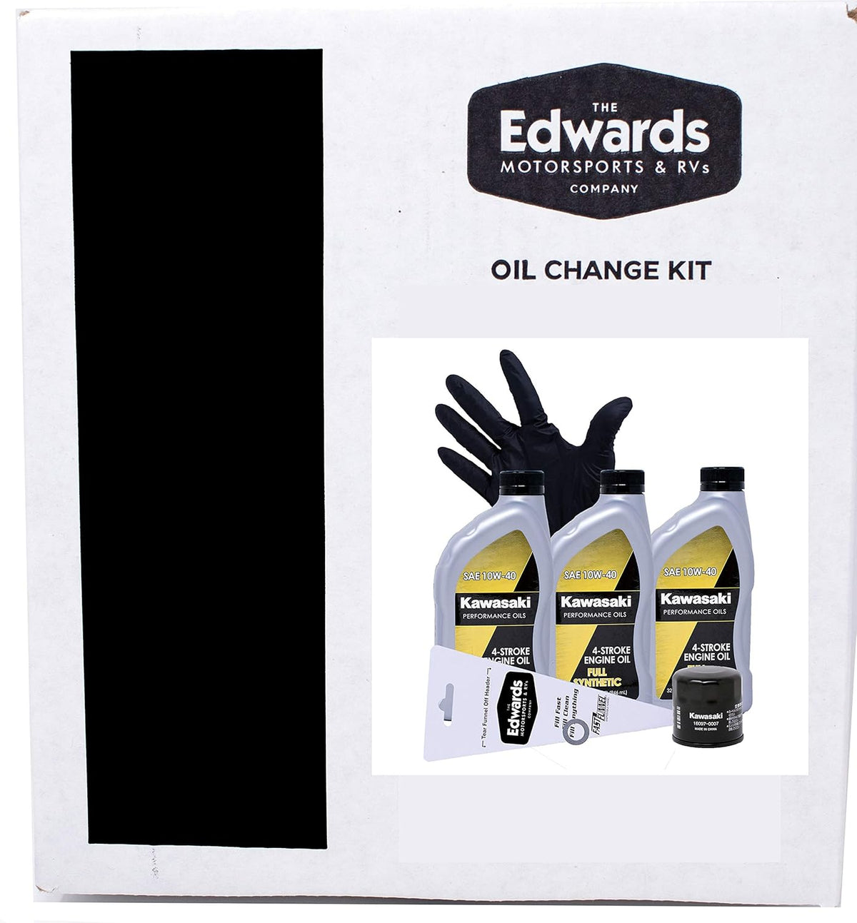 Oil Change Kit for Kawasaki Brute Force 750 ATV, Full Synthetic, Pack of 2 X201221