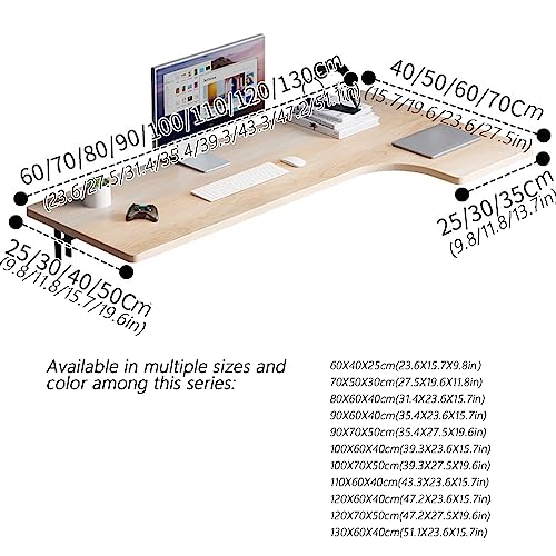 Walnut L-Shape Corner Desk 70X50X30cm W40165