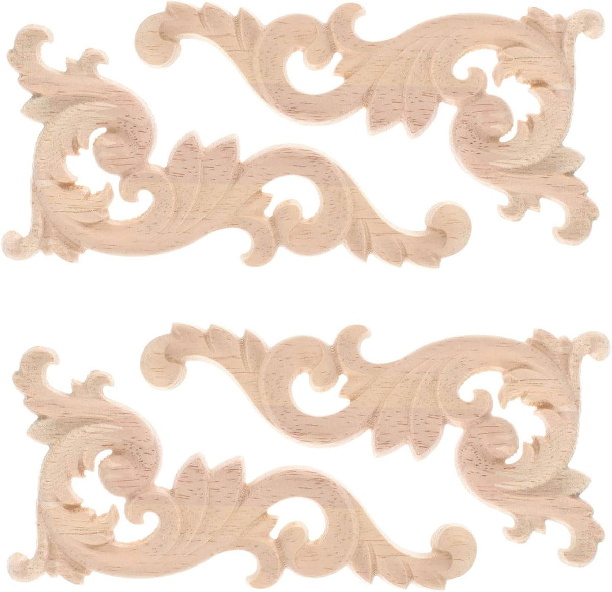 Khaki Rose Wood Carved Furniture Onlays S345