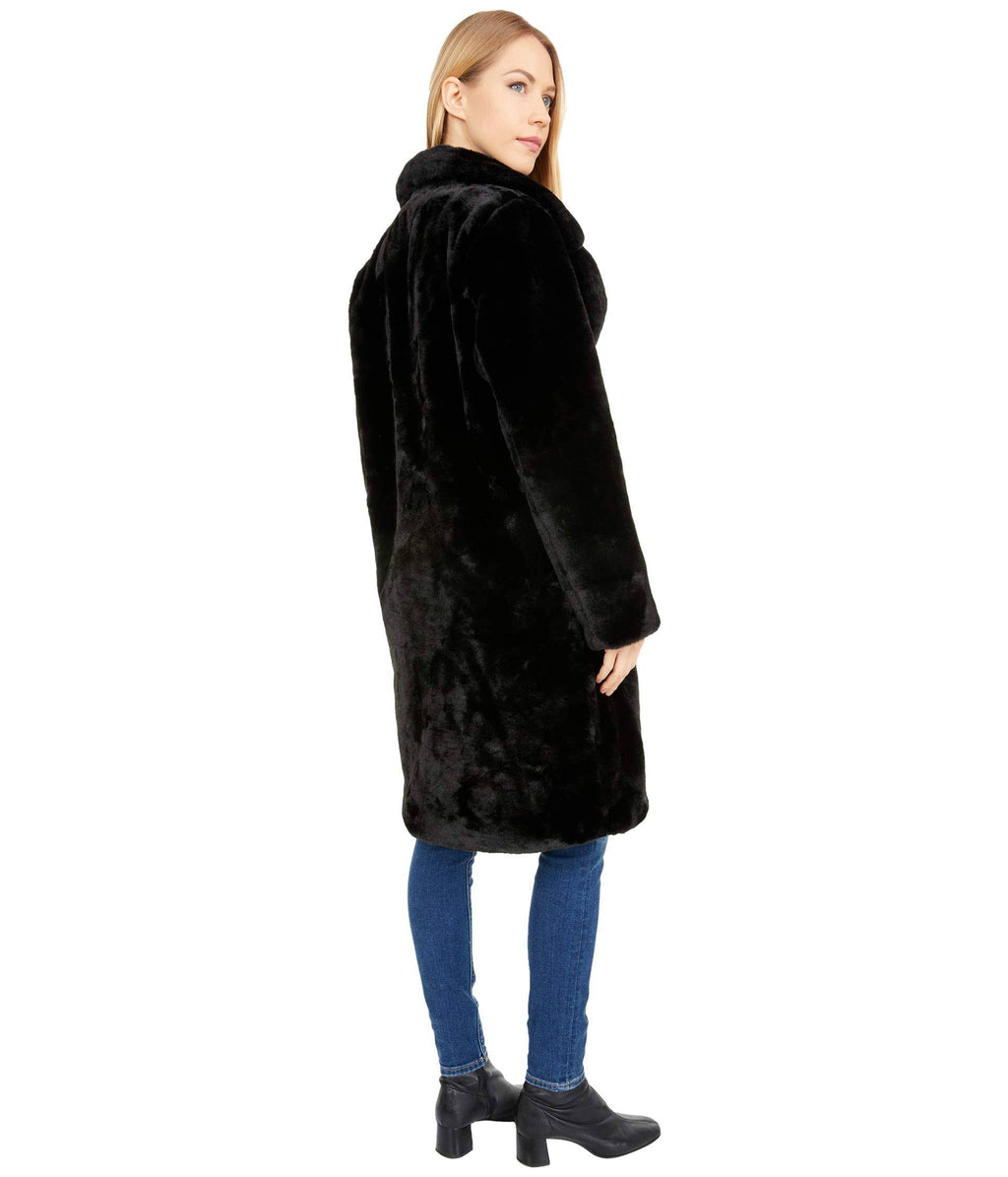 Sangria Faux Fur Bunny Coat Z121127