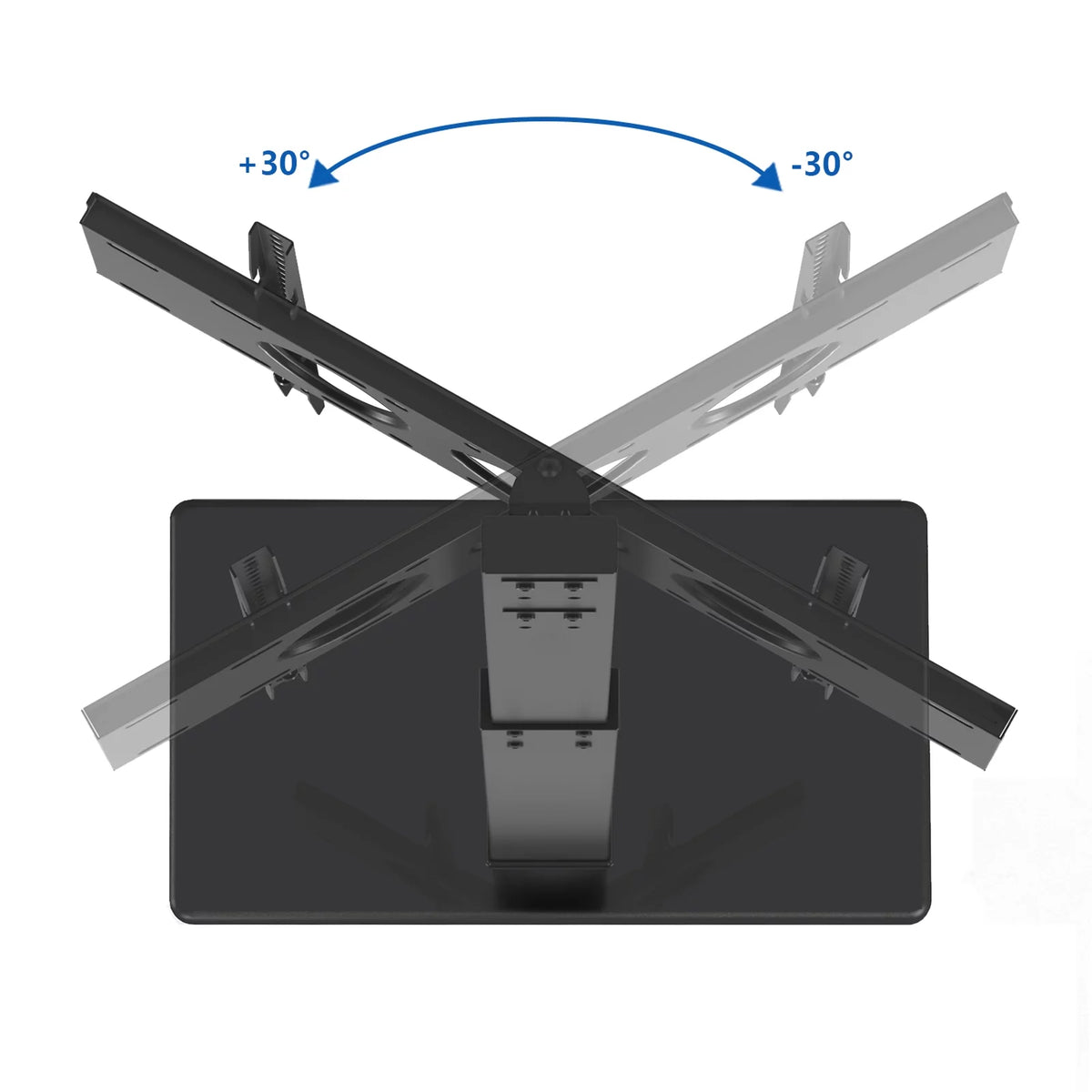 Black Swivel Floor TV Stand up to 70 inch G75325