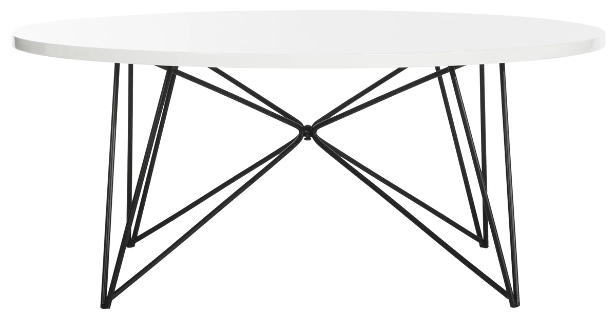 White Round Coffee Table R60974