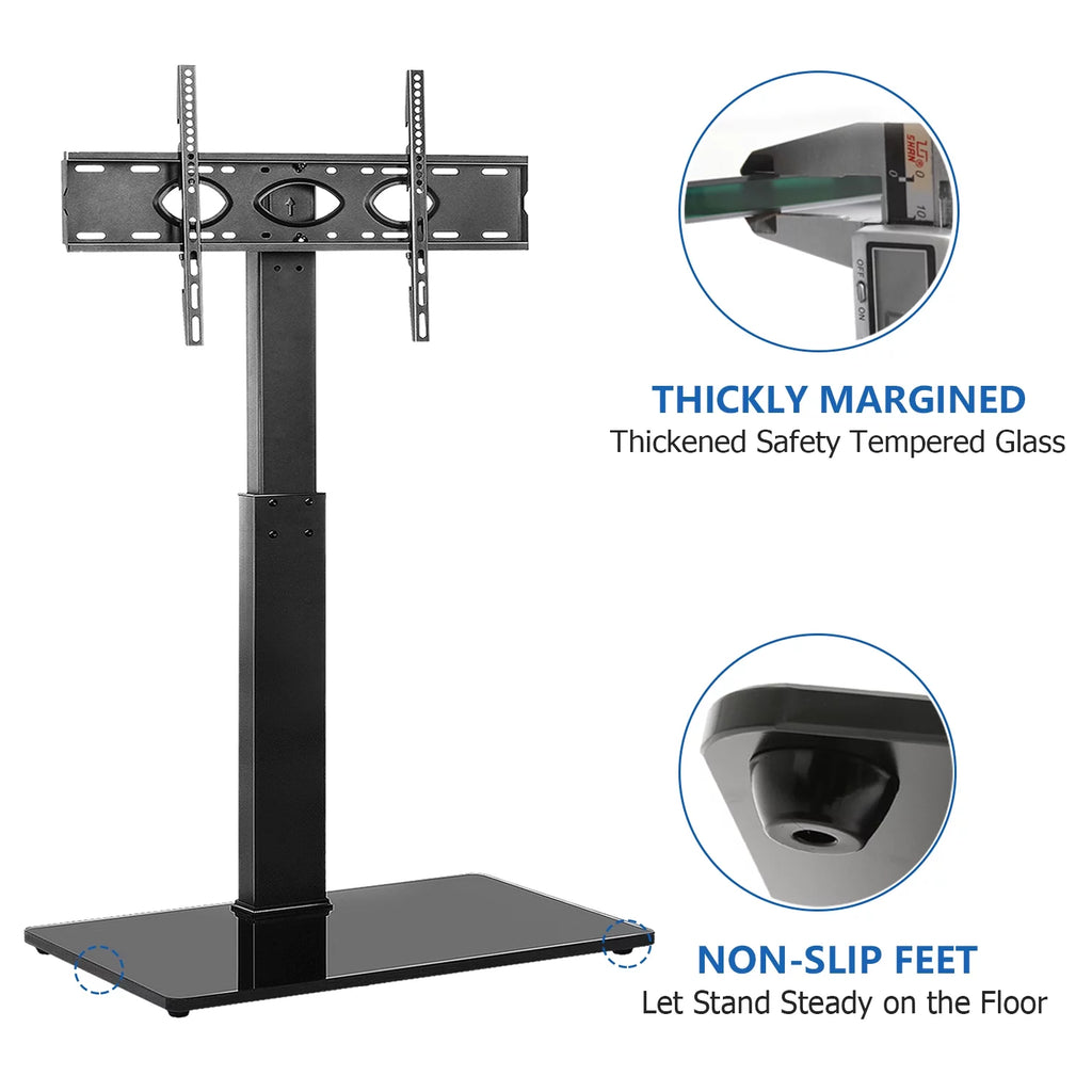 Black Swivel Floor TV Stand up to 70 inch G75325