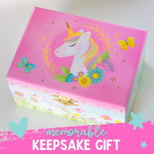 Musical Unicorn Jewelry Box for Girls J483
