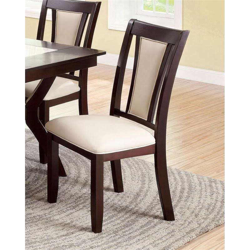 Dark Cherry Wood Dining Chair (Set of 2) C494067