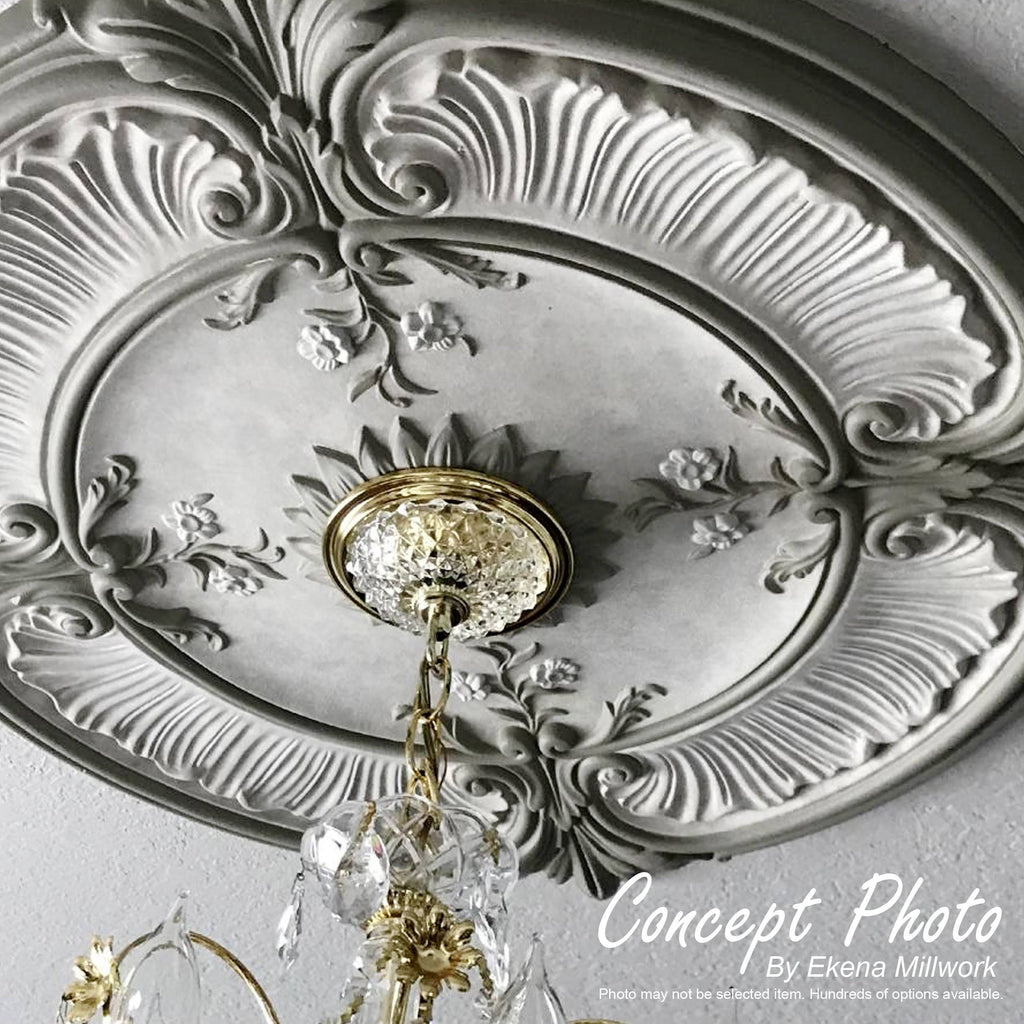 Hand-Painted Ceiling Medallion P71616