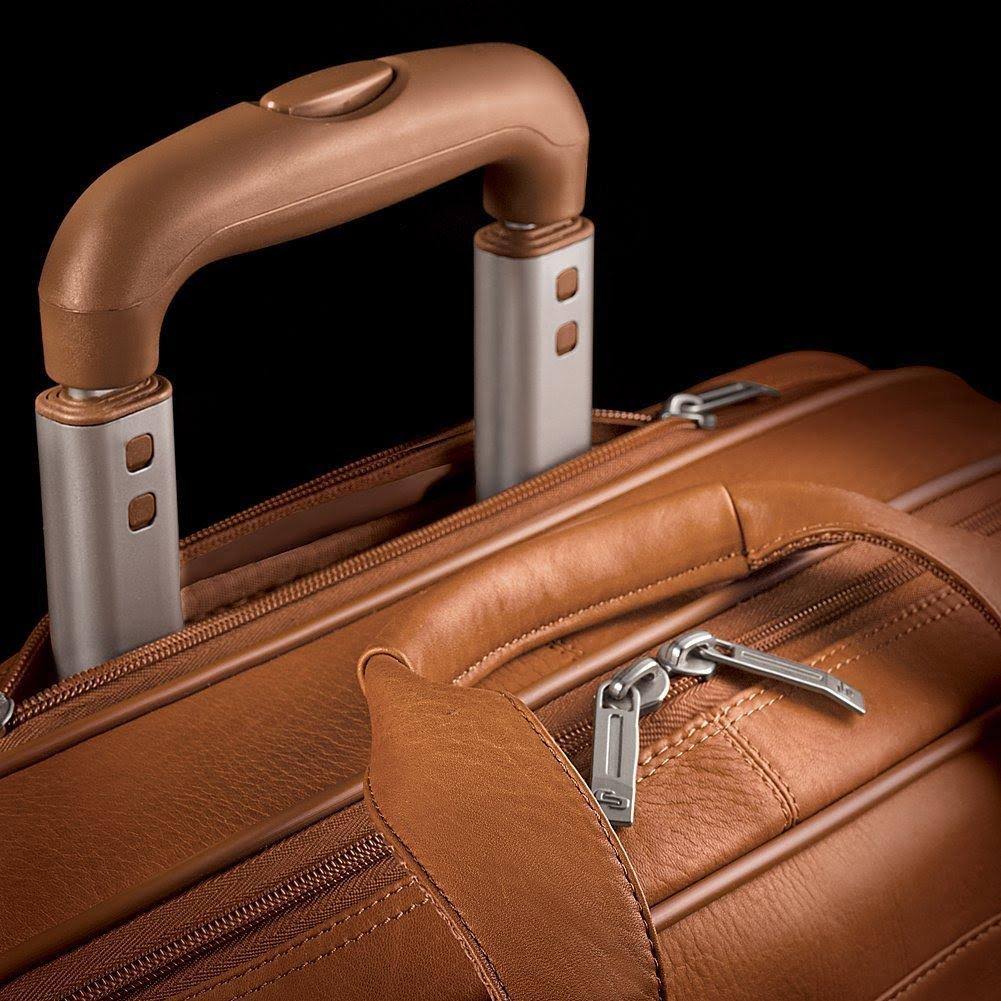 Tan Rolling Laptop Case O2875