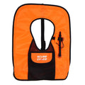 Orange Snorkel Vest With Front Pocket & Whistle R266
