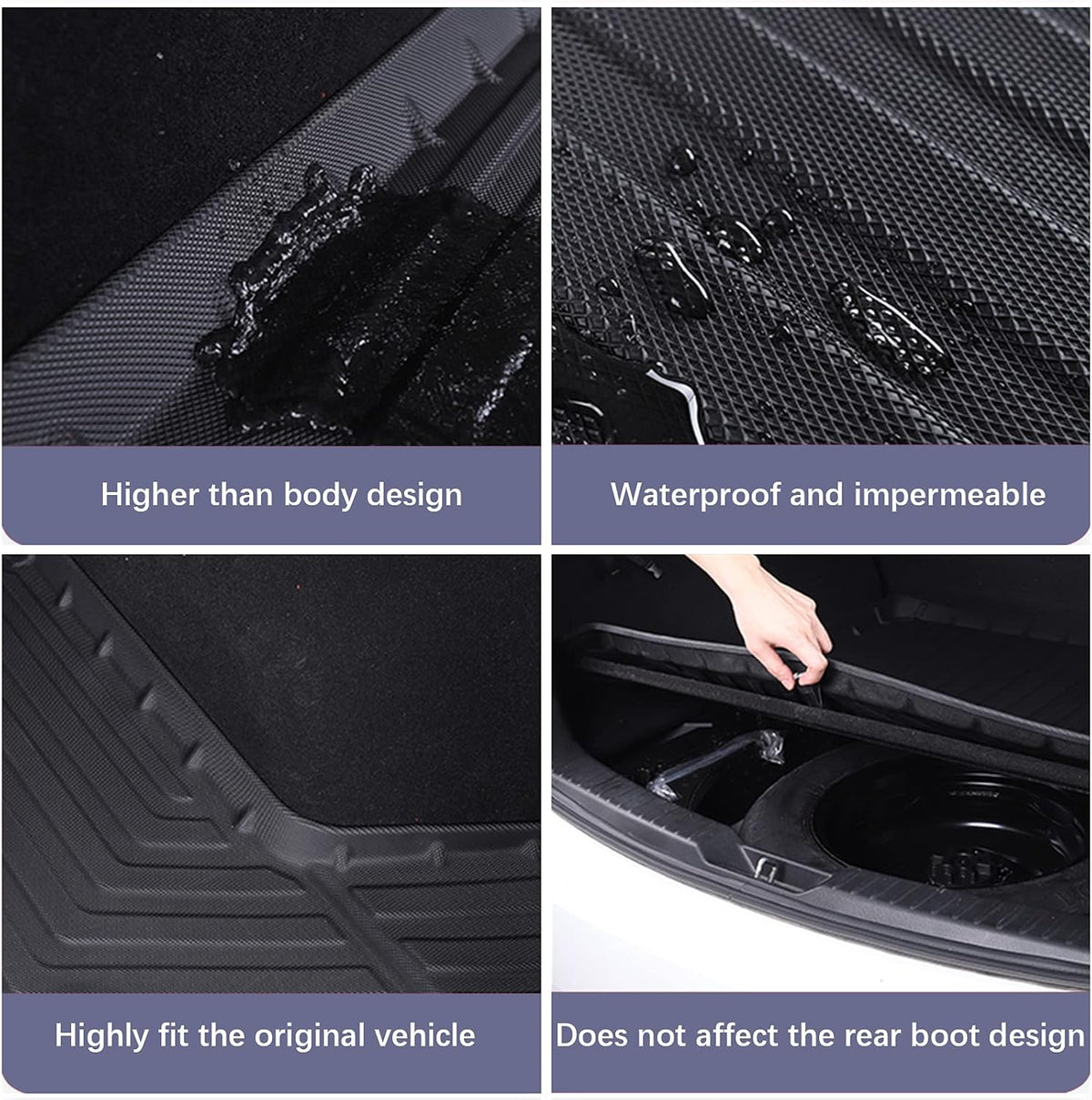 Black TPO All Weather Cargo Liner U2560