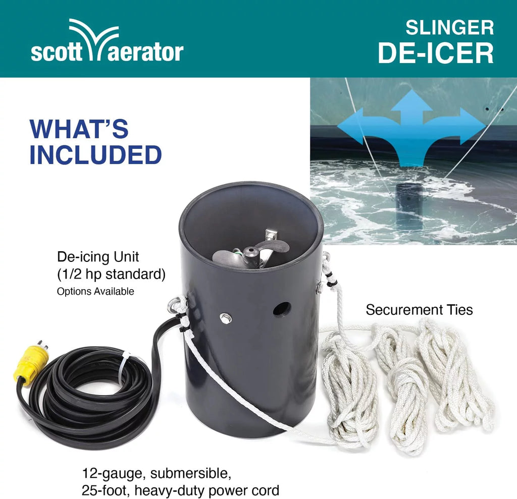 25 ft. 115V Aerator Slinger De-Icer I568