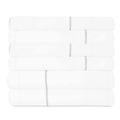 California King White Pinstripe Bed Sheet Set W443