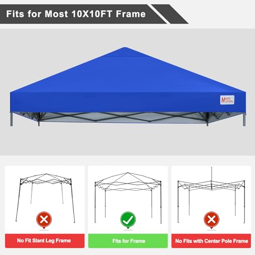 Black 10x10 Pop Up Canopy Top Q926