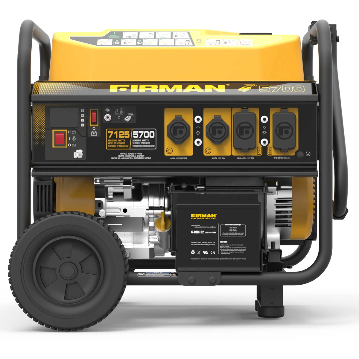 5700 Watt Gas Remote Start Generator G673