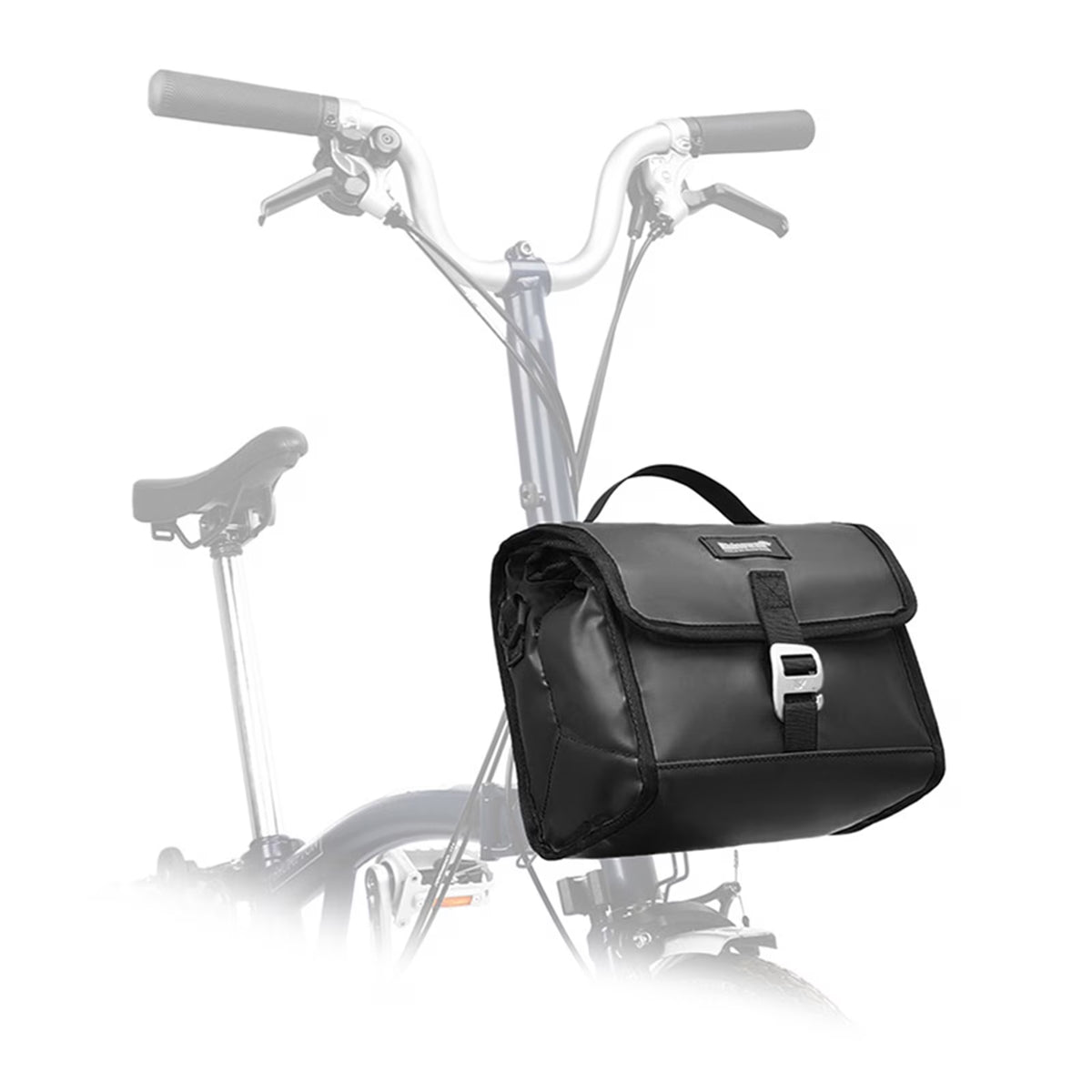 Insulated Folding Bike Handlebar Bag with Rain Cover O21250