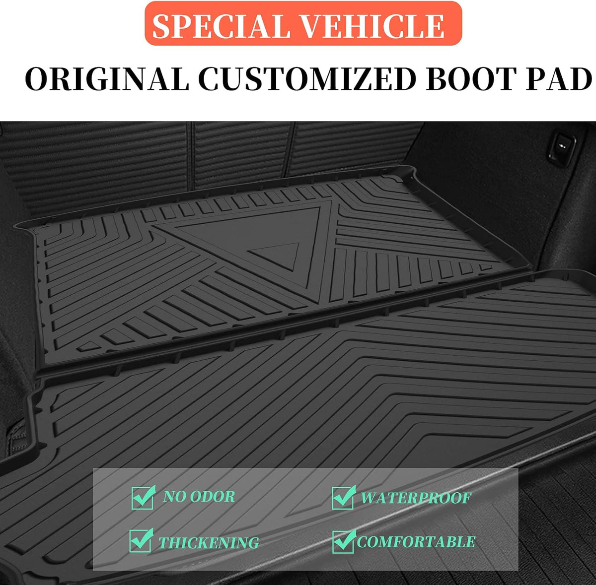 Black TPO All Weather Cargo Liner U2560