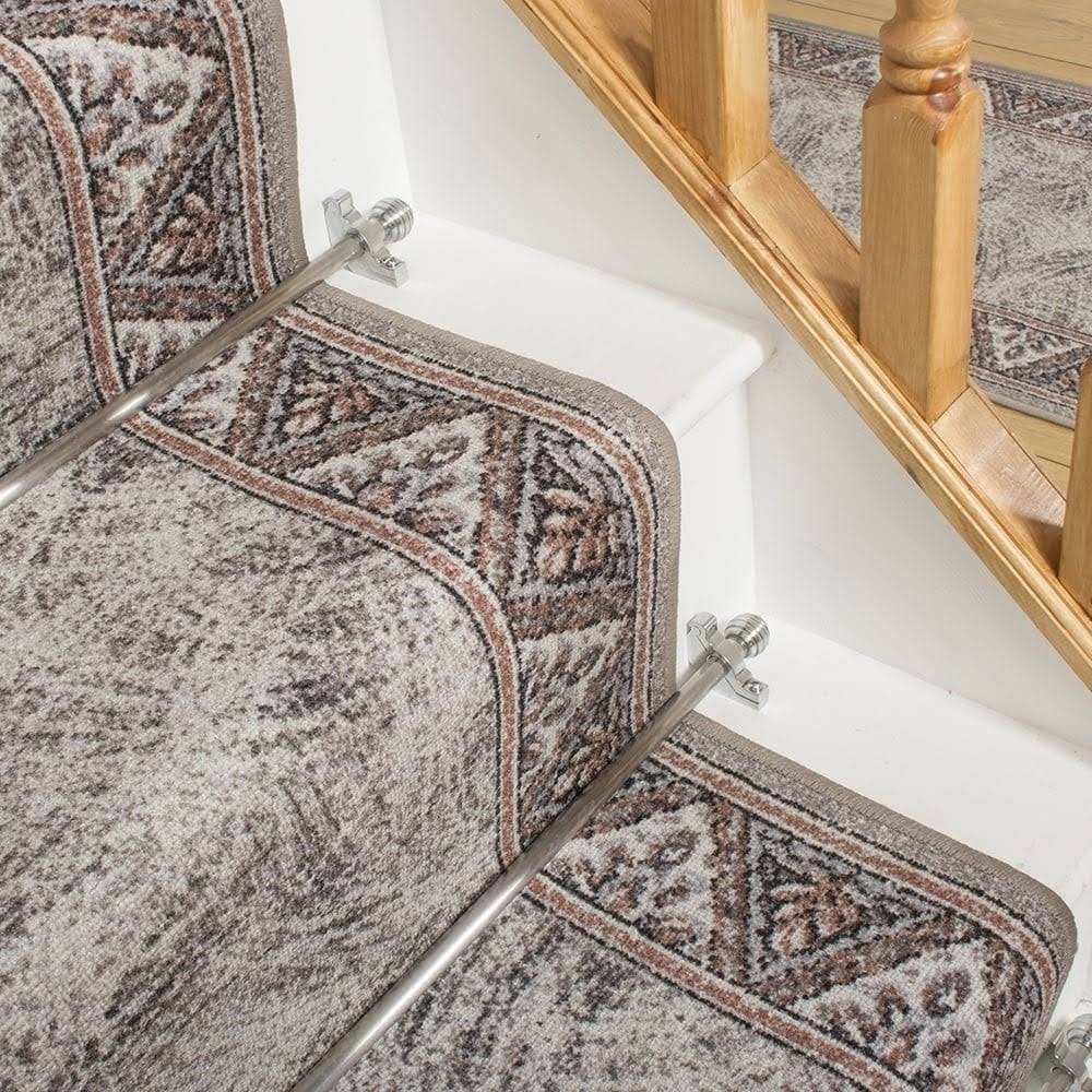 Gray Stair Carpet Runner 6 foot J50908