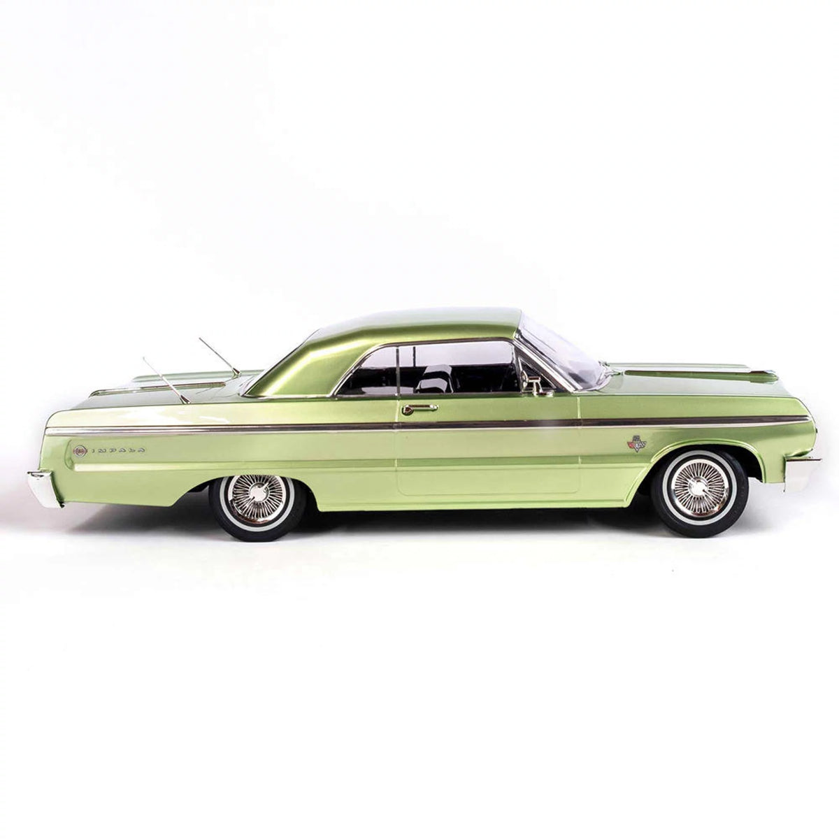1/10 Chevrolet Impala Brushed 2 Wheel Drive Lowrider RTR Green Electric Car Y565