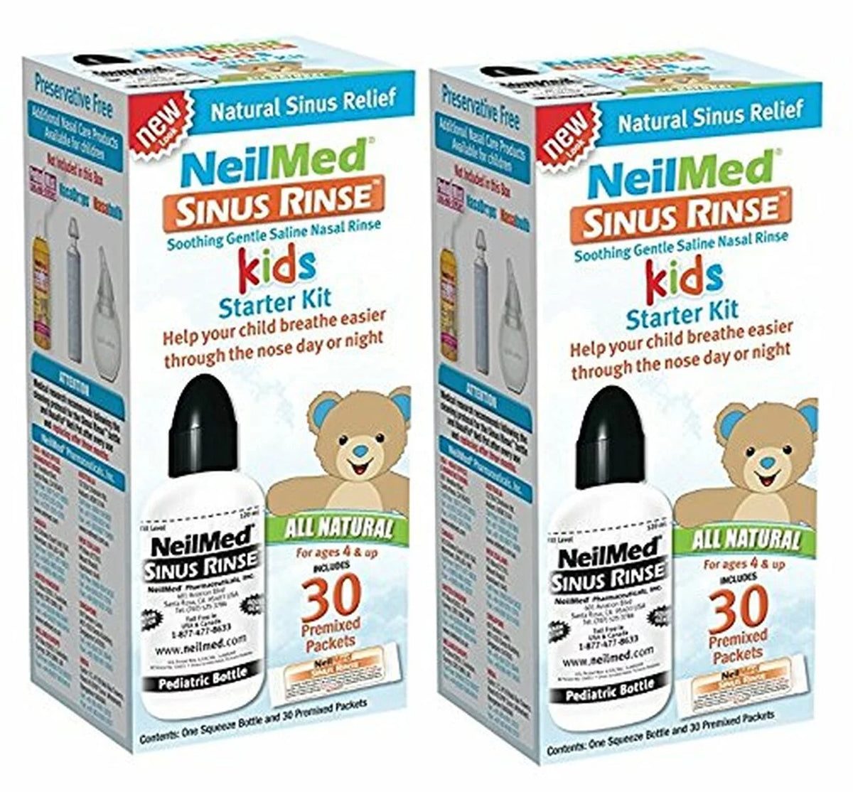 Pediatric Sinus Rinse Starter Kit 1 Each (Pack of 2) E205