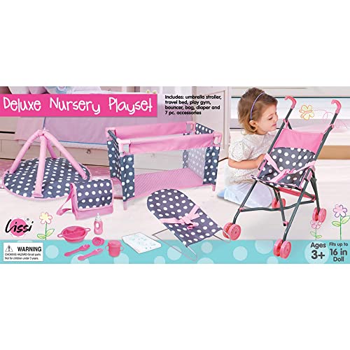 5 Piece Doll Nursery Play Set with Accessories R713285