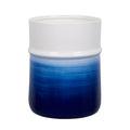 Round Small Navy Blue Trash Can Y891826
