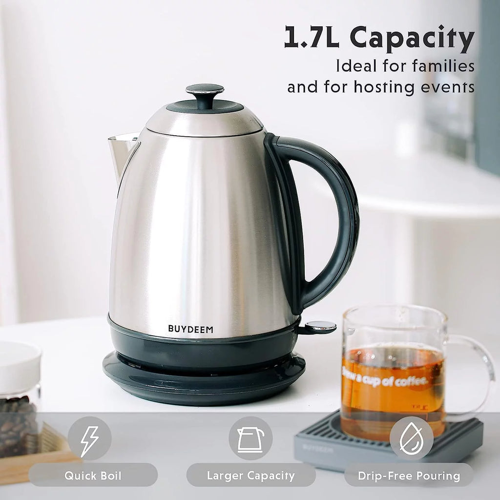 1.7L Stainless Steel Electric Kettle J979
