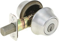 Double Cylinder Deadbolt Satin Chrome A9702