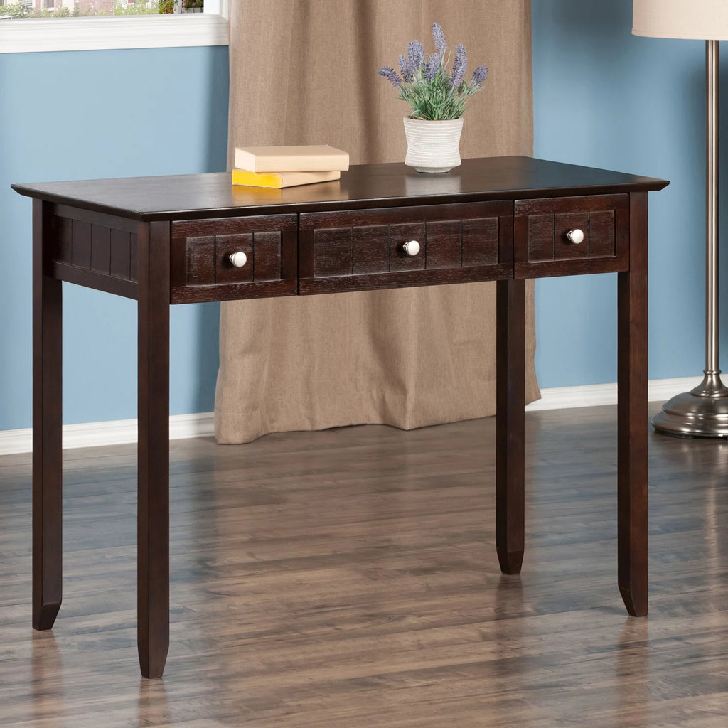 Traditional Writing Desk, Coffee Finish G4920