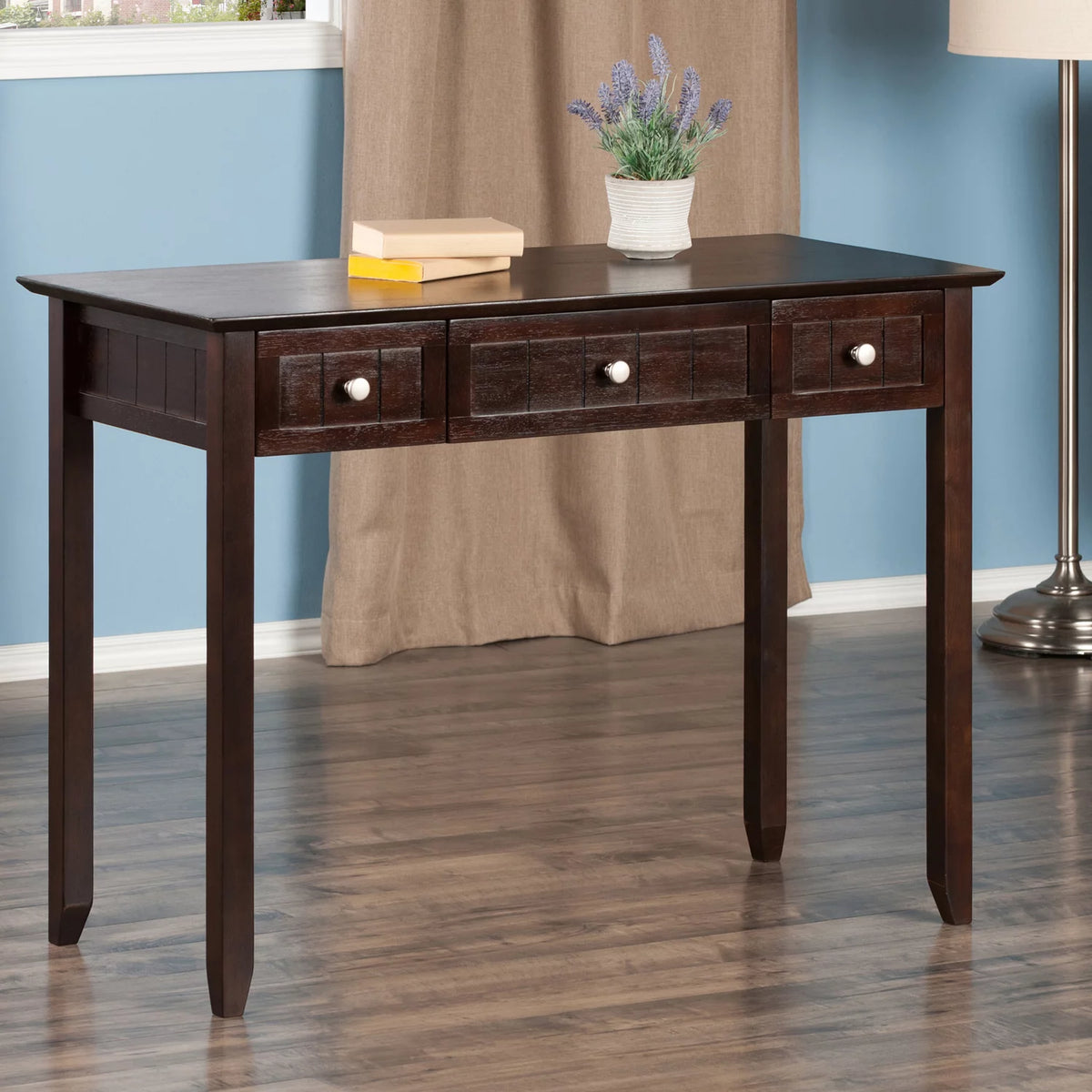 Traditional Writing Desk, Coffee Finish G4920