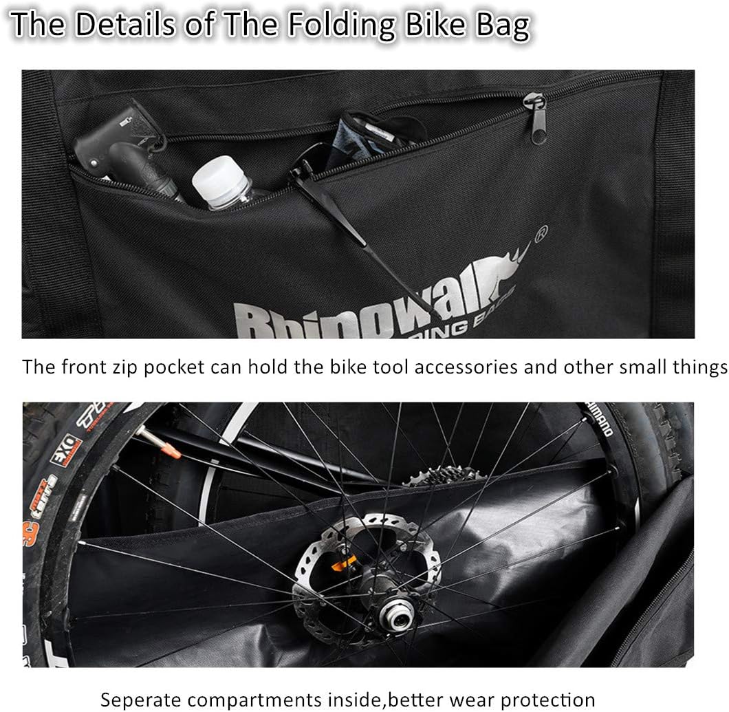 Folding Bike Bag 26 inch to 29 inch Thick Bicycle Travel Case T2621