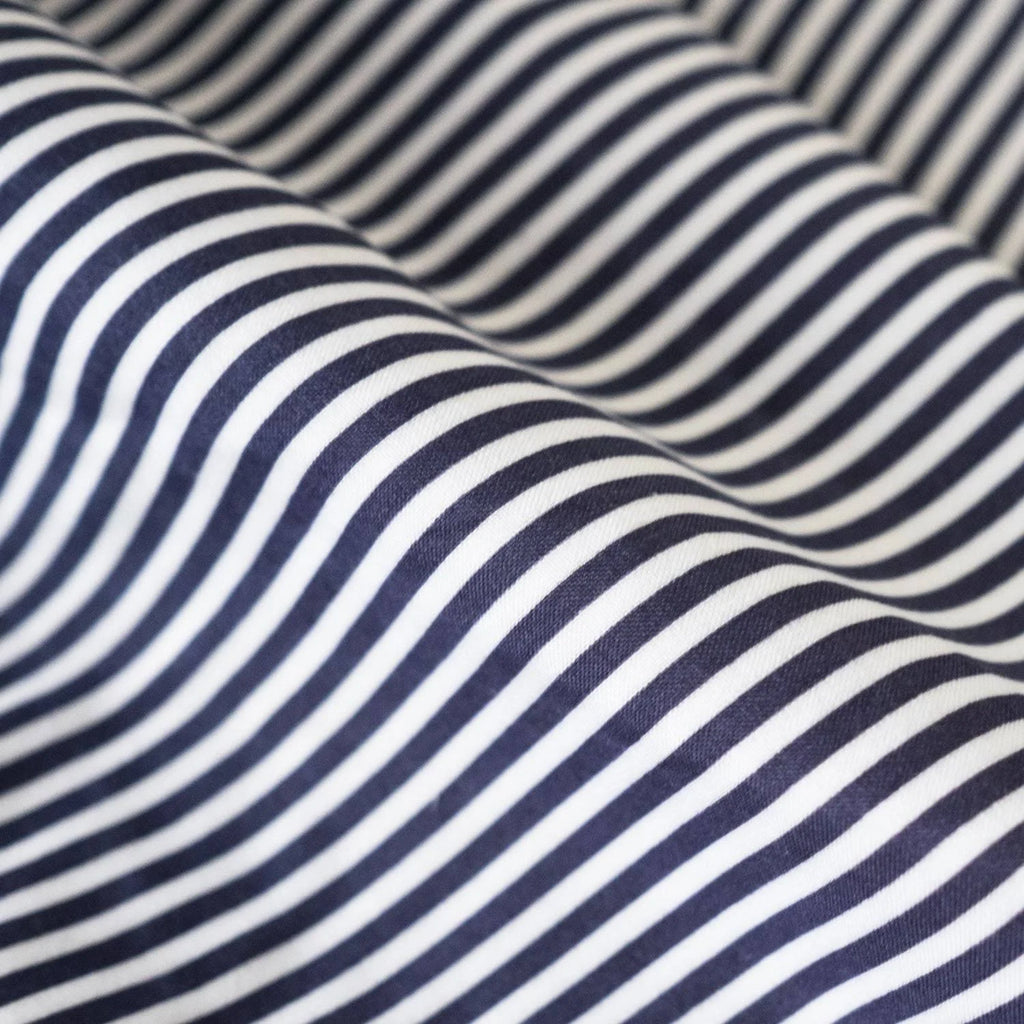 California King White Pinstripe Bed Sheet Set W443