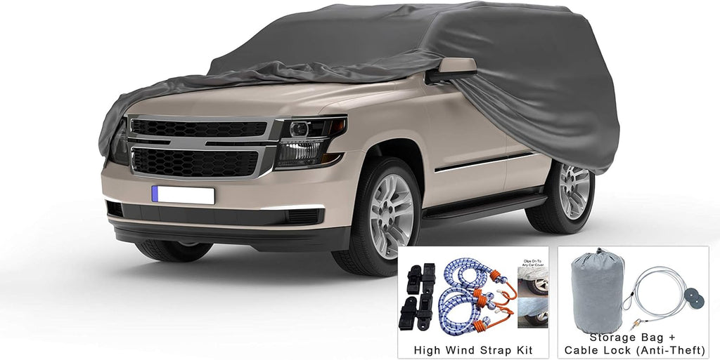 Truck Cover with Cable Lock, Bag & Wind Straps S5417