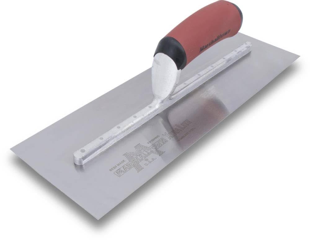 13 in. x 5 in. Stainless Steel Curved Finishing Trowel Y115133