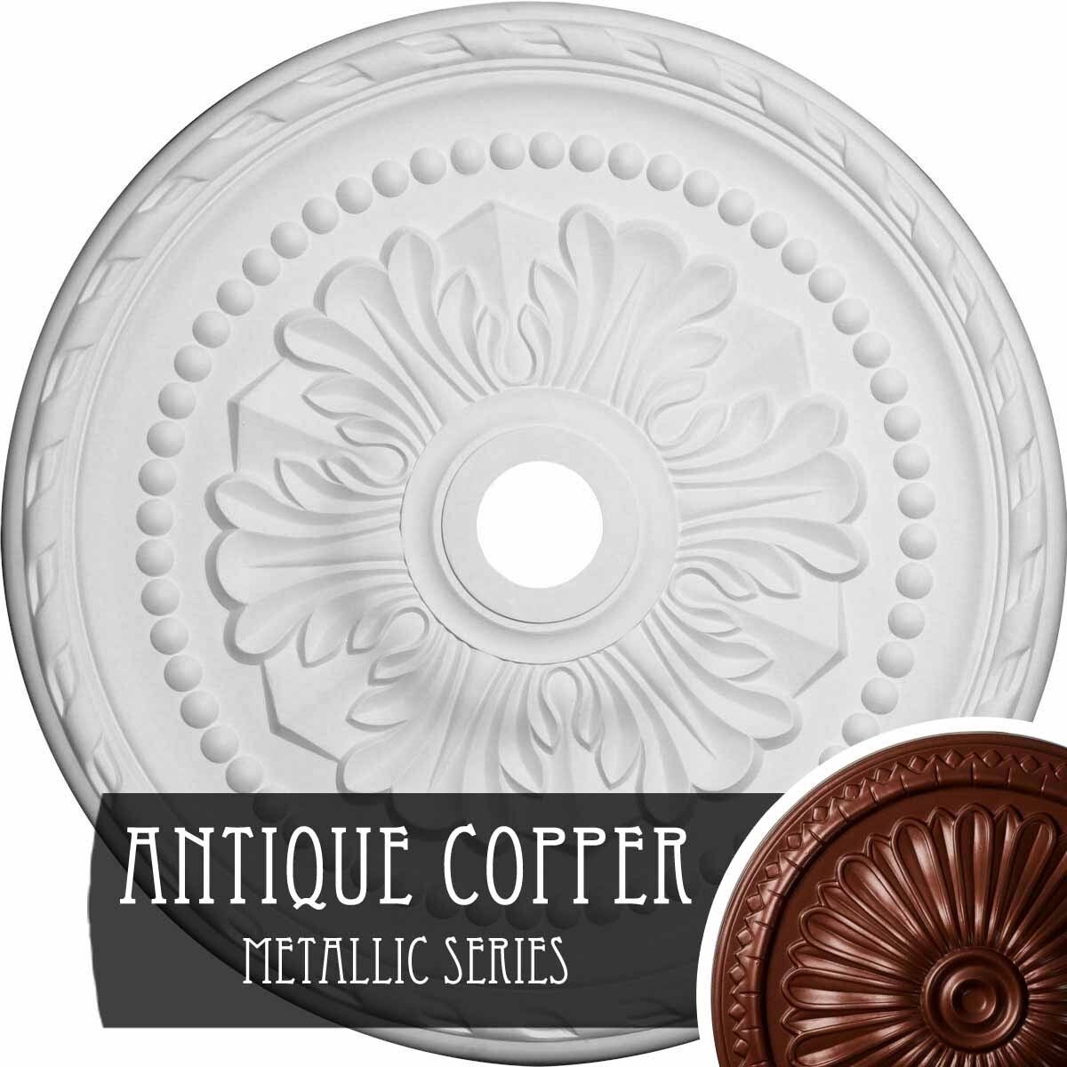 Painted Ceiling Medallion O537