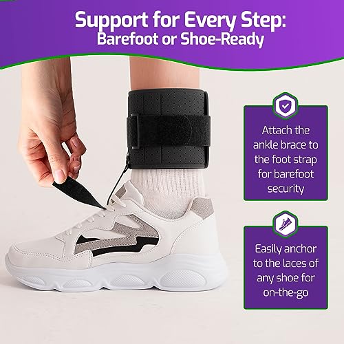 Adjustable Drop Foot Brace AFO Ankle Foot Orthosis A62540