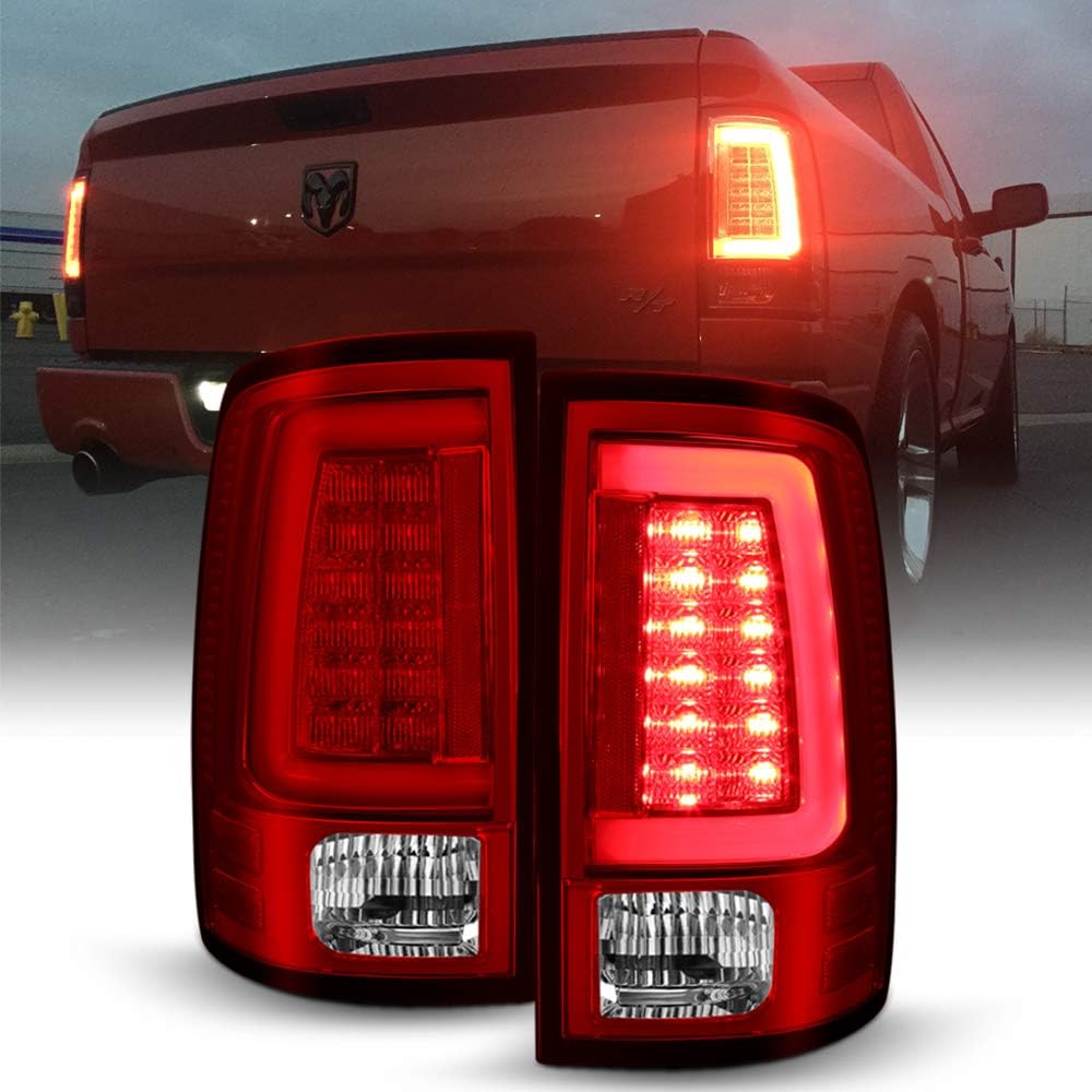 Red LED Tube Tail Lights Brake Lamps Left+Right H79111