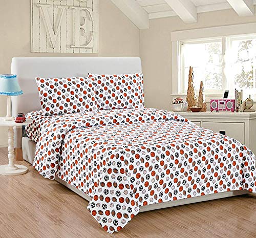 Light Blue Red Yellow Dark Blue Construction Comforter and Sheet Set Z755549