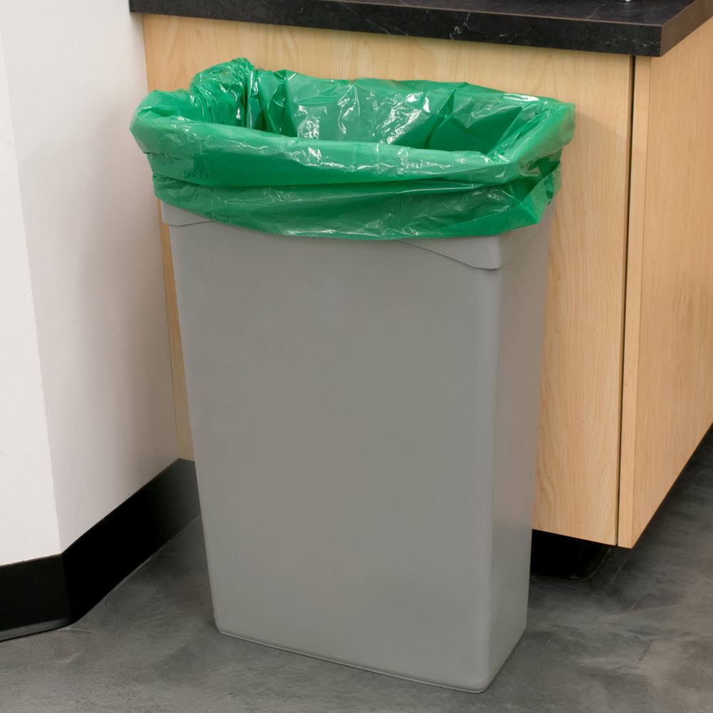 45 Gallon 1.25 Mil Low Density Trash Can Liner Garbage Bag 100/Case N1865