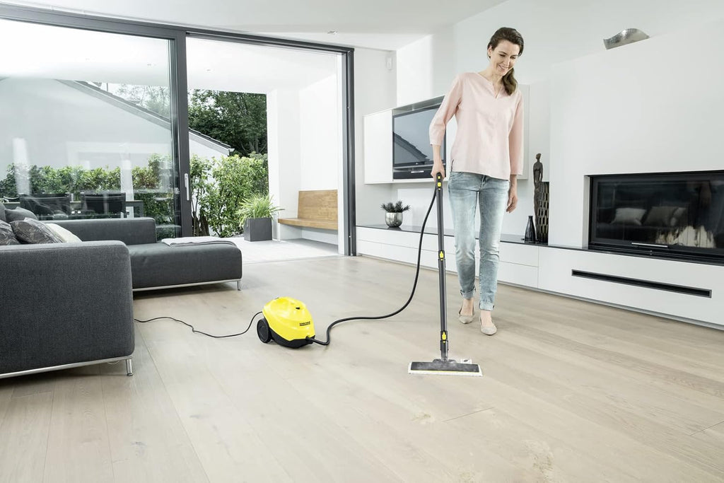 Portable Multi-Purpose Steam Cleaner with Hand & Floor Attachments V918