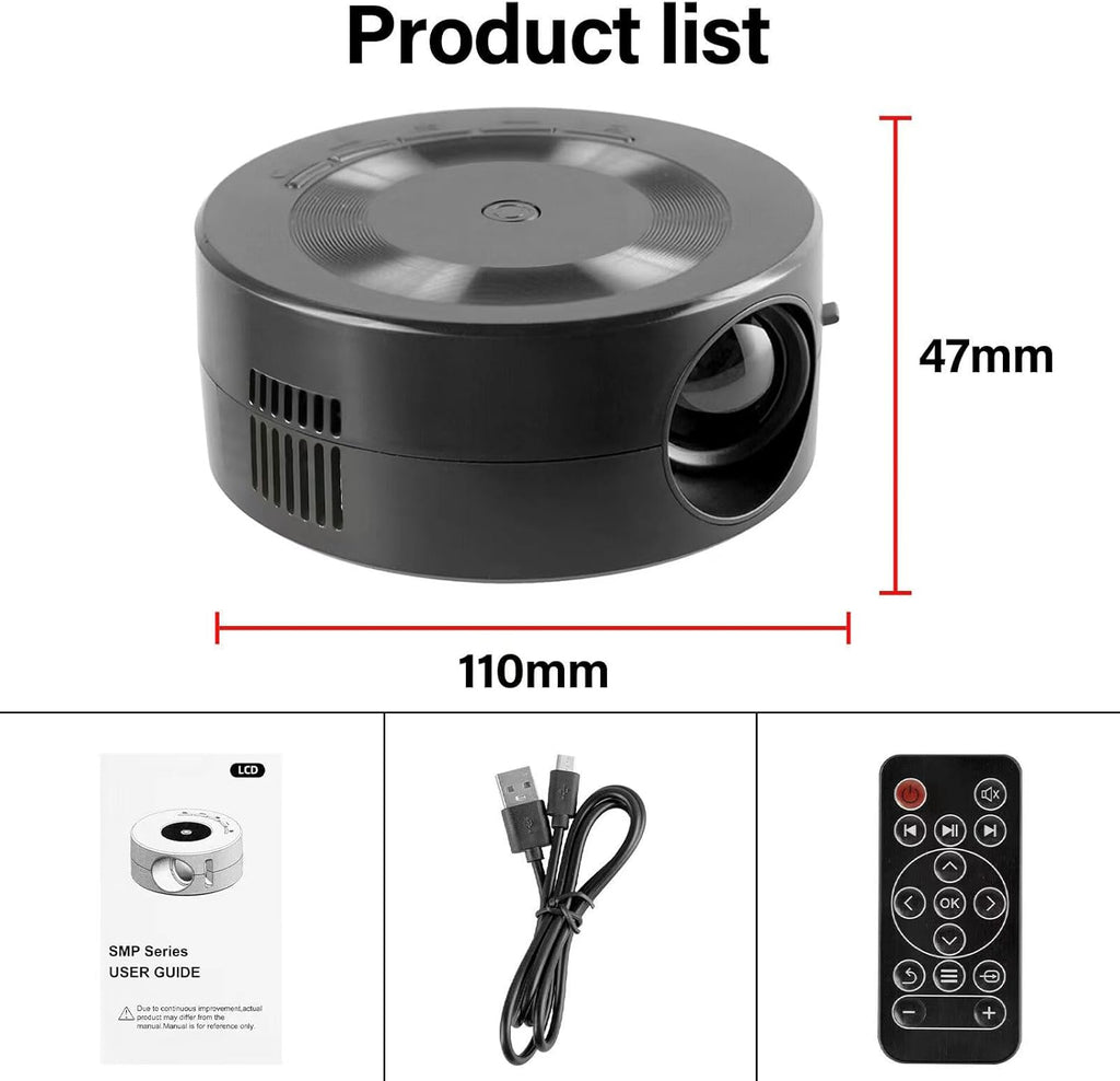 Mini Projector, 1080P Video Projector Q14965
