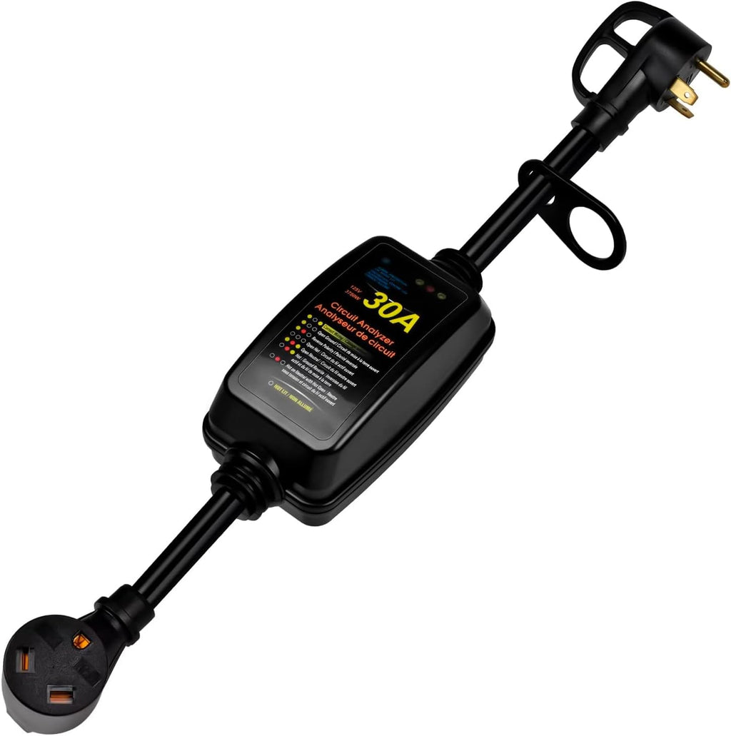 30 Amp RV Surge Protector with Grip Handles Pack of 2 A4787