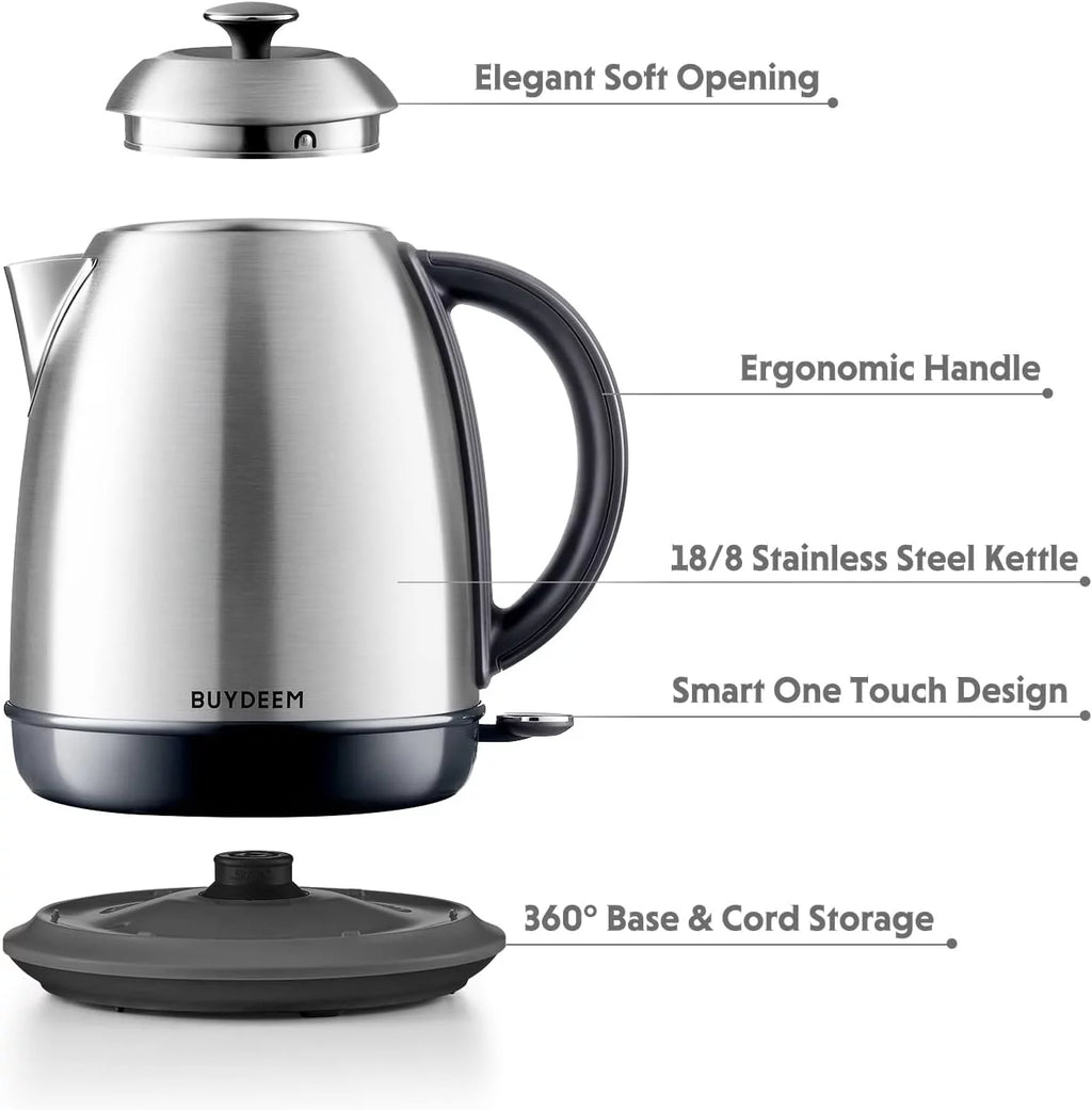 1.7L Stainless Steel Electric Kettle J979