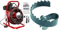 75Ft x 1/2Inch Drain Cleaner Machine with 2" Spiral Cutter E37511