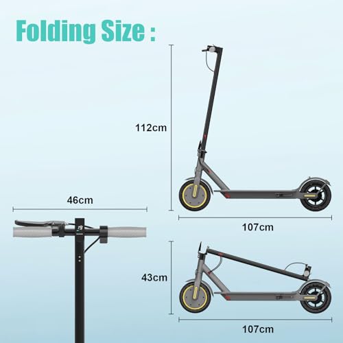 Electric Scooter with 350W Motor, 8.5" Solid Tires, Foldable Y5012