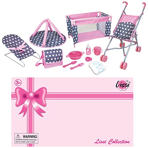 5 Piece Doll Nursery Play Set with Accessories R713285