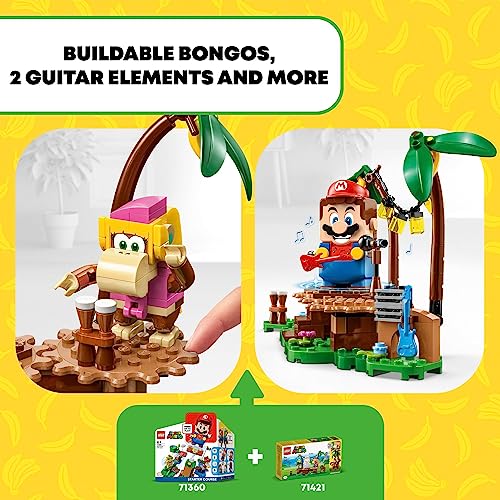 LEGO Super Mario Expansion Set 71421, Buildable Toy Game with 2 Figures and Musical Accessories T53946