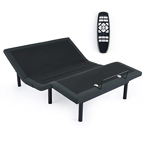 Queen Size Motorized Adjustable Bed Frame with Remote Control E7074