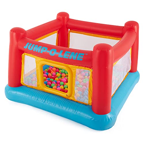 Inflatable Bounce Castle Trampoline with Crawl-Thru Door and Net U31033