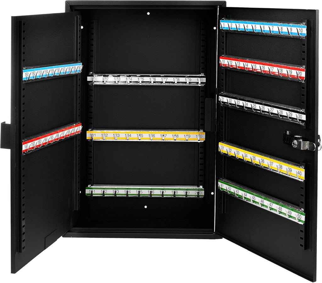Black 200 Key Steel Key Storage Cabinet H563130