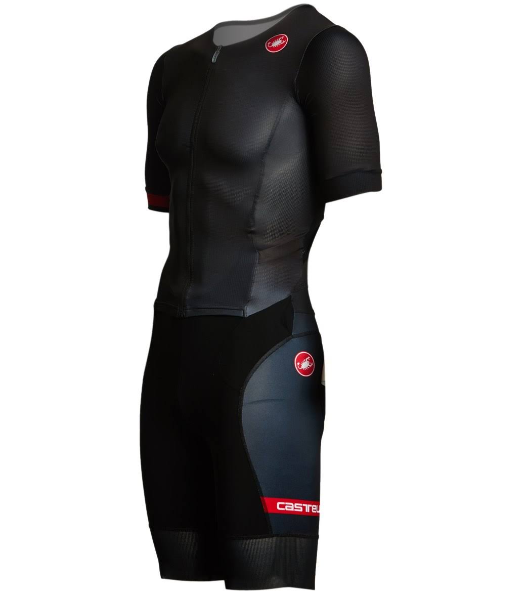 Black Cycling Suit F660